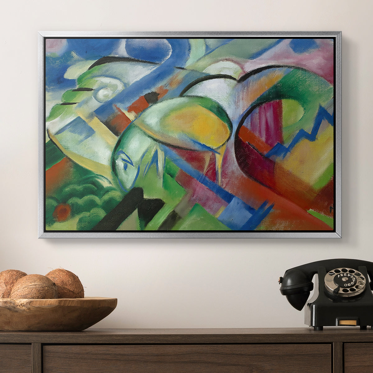 The Sheep, c. 1913-1914 - Floater Framed Canvas Print