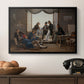A Group of Danish Artists in Rome, 1837 - Floater Framed Canvas Print