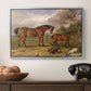 Portrait of Reformer, Blucher, Tory and Crib, Property of Rowland Alston, Esq., M.P., 1835 - Floater Framed Canvas Print
