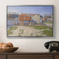 Gasometers at Clichy, 1886 - Floater Framed Canvas Print