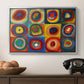 Color Study: Squares with Concentric Circles, 1913 - Floater Framed Canvas Print