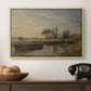 Barge below Flatford Lock, c. 1810 - Floater Framed Canvas Print