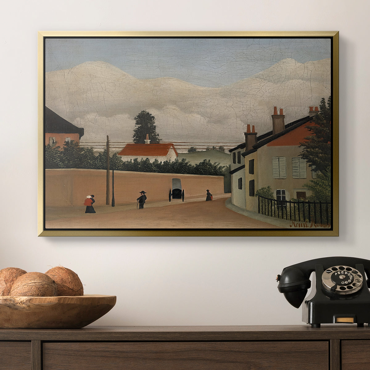 Outskirts of Paris, c. 1906-1910 - Floater Framed Canvas Print