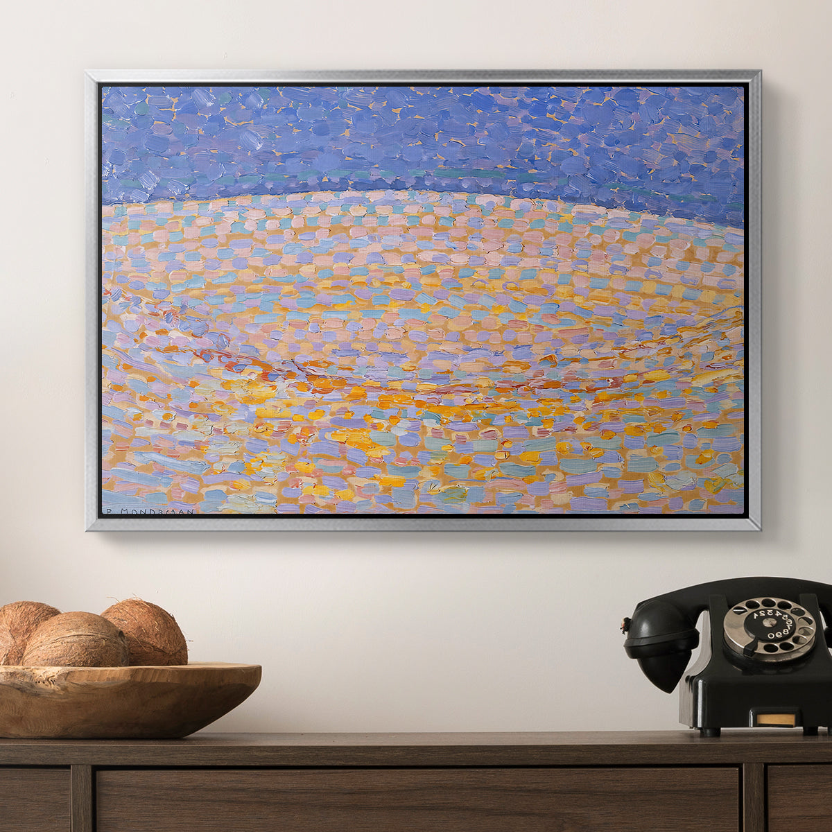 Dune III, 1909 - Floater Framed Canvas Print