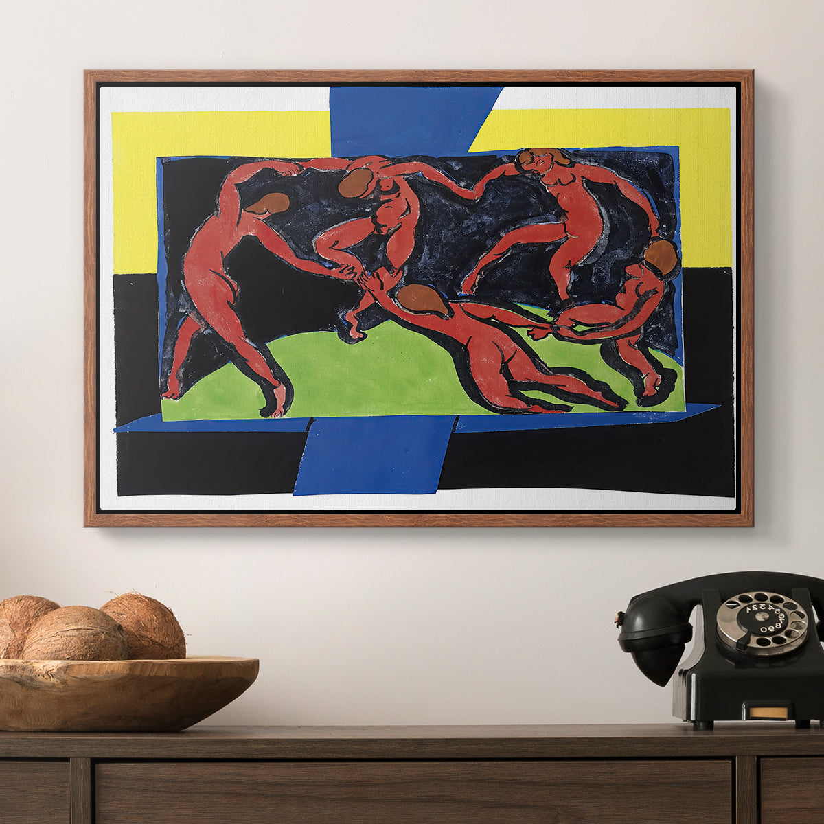 The Dance (La Danse), 1939 - Floater Framed Canvas Print