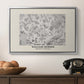 Fleurs, 1866 (Morris Inspired) - Floater Framed Canvas Print