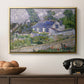 Houses in Auvers, 1890 - Floater Framed Canvas Print