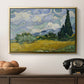 Wheat Field with Cypresses, 1889 - Floater Framed Canvas Print