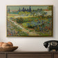 Garden at Arles, 1888 - Floater Framed Canvas Print