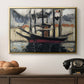 Two Boats Side by Side, Port of Marseilles, c. 1916 - Floater Framed Canvas Print