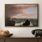 Views Across Frenchman's Bay from Mt. Desert Island, After a Squall, 1845 - Floater Framed Canvas Print