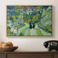 Stairway at Auvers, 1890 - Floater Framed Canvas Print
