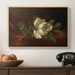 Magnolia on Red Velvet, c. 1885-1890 - Floater Framed Canvas Print