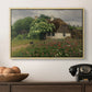 Farmhouse with Meadow Flowers, 1909 - Floater Framed Canvas Print