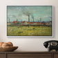 Factories at Clichy, 1887 - Floater Framed Canvas Print