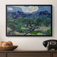 Olive Trees with the Alpilles in the Background, 1889 - Floater Framed Canvas Print