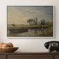 Barge below Flatford Lock, c. 1810 - Floater Framed Canvas Print