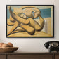 Figures at the Seaside (The Kiss), 1931 - Floater Framed Canvas Print