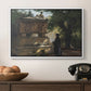 A Catholic Priest in Front of a Sarcophagus, c. 1857 - Floater Framed Canvas Print