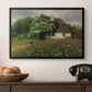 Farmhouse with Meadow Flowers, 1909 - Floater Framed Canvas Print