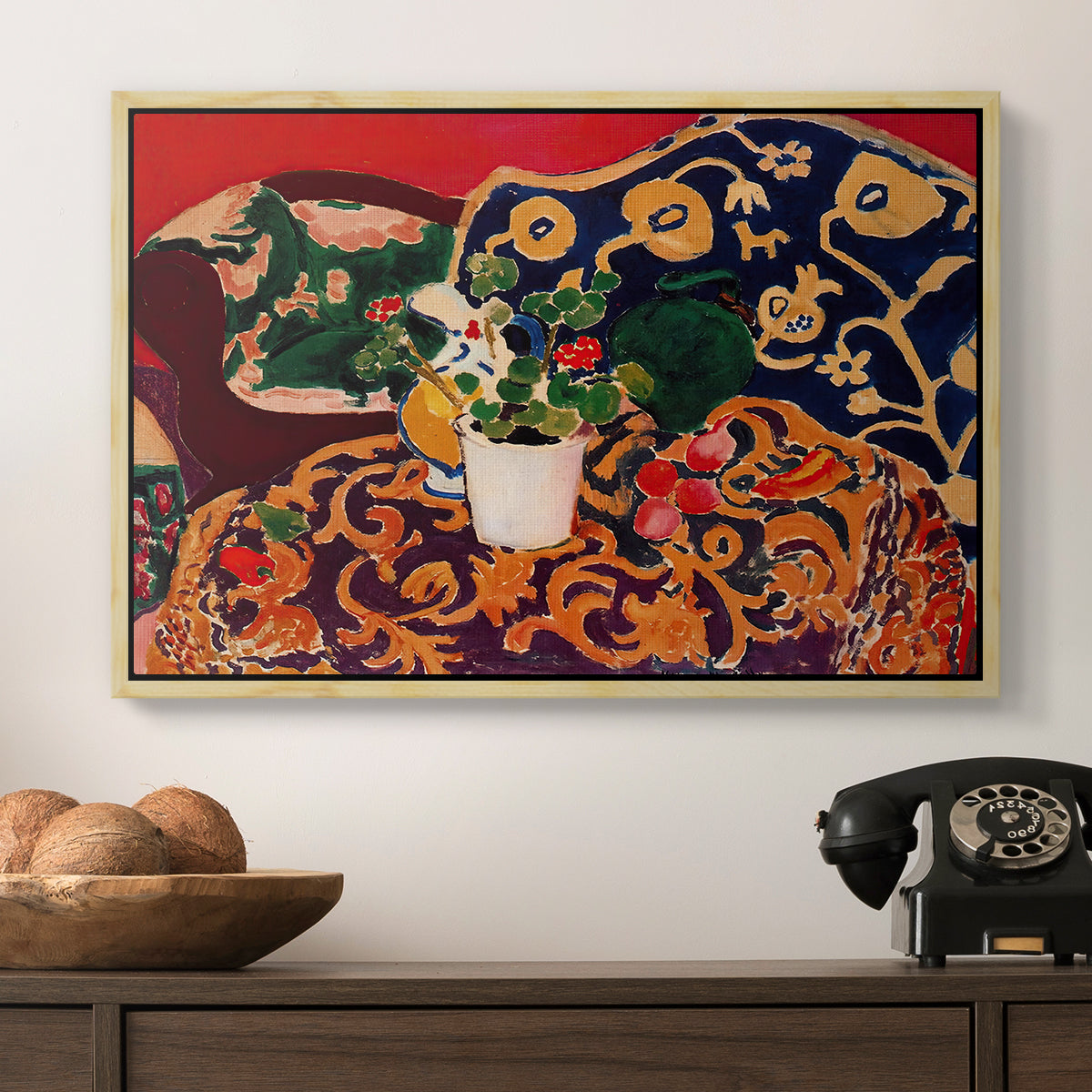Spanish Still Life, c. 1910 - Floater Framed Canvas Print
