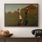 A Temperance Meeting, 1874 - Floater Framed Canvas Print
