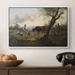 Shepherd with Billy Goat, c. 1830 - Floater Framed Canvas Print