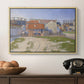 Gasometers at Clichy, 1886 - Floater Framed Canvas Print