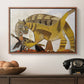 Cat Eating a Bird, 1939 - Floater Framed Canvas Print