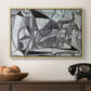 Goat's Skull, Bottle and Candle, 1952 - Floater Framed Canvas Print