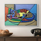 A Dog Named Picasso - Floater Framed Canvas Print