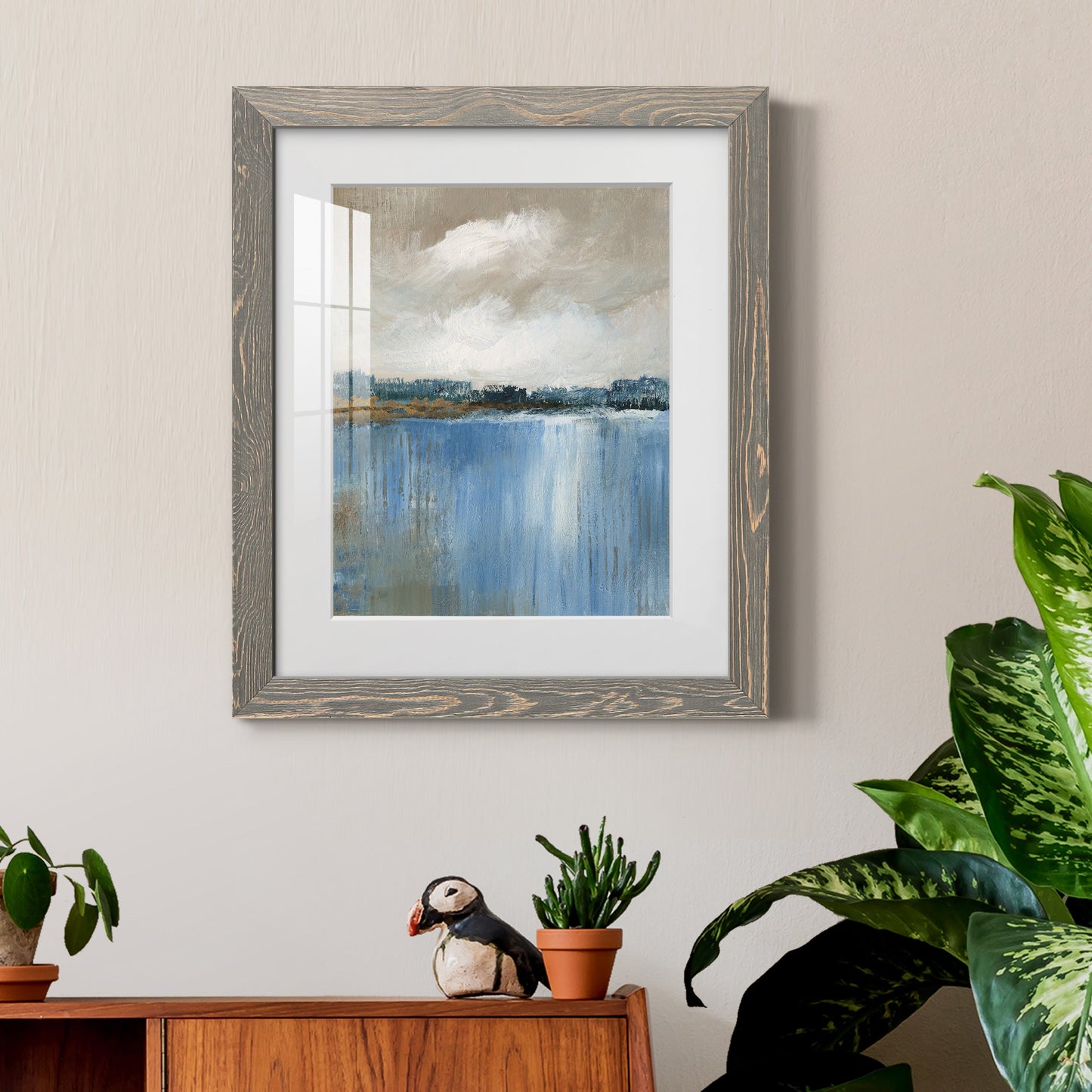 Wind and Water - Premium Framed Print - Distressed Barnwood Frame - Ready to Hang