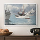 Fishing Boats, Key West, 1903 - Floater Framed Canvas Print