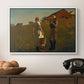 A Temperance Meeting, 1874 - Floater Framed Canvas Print