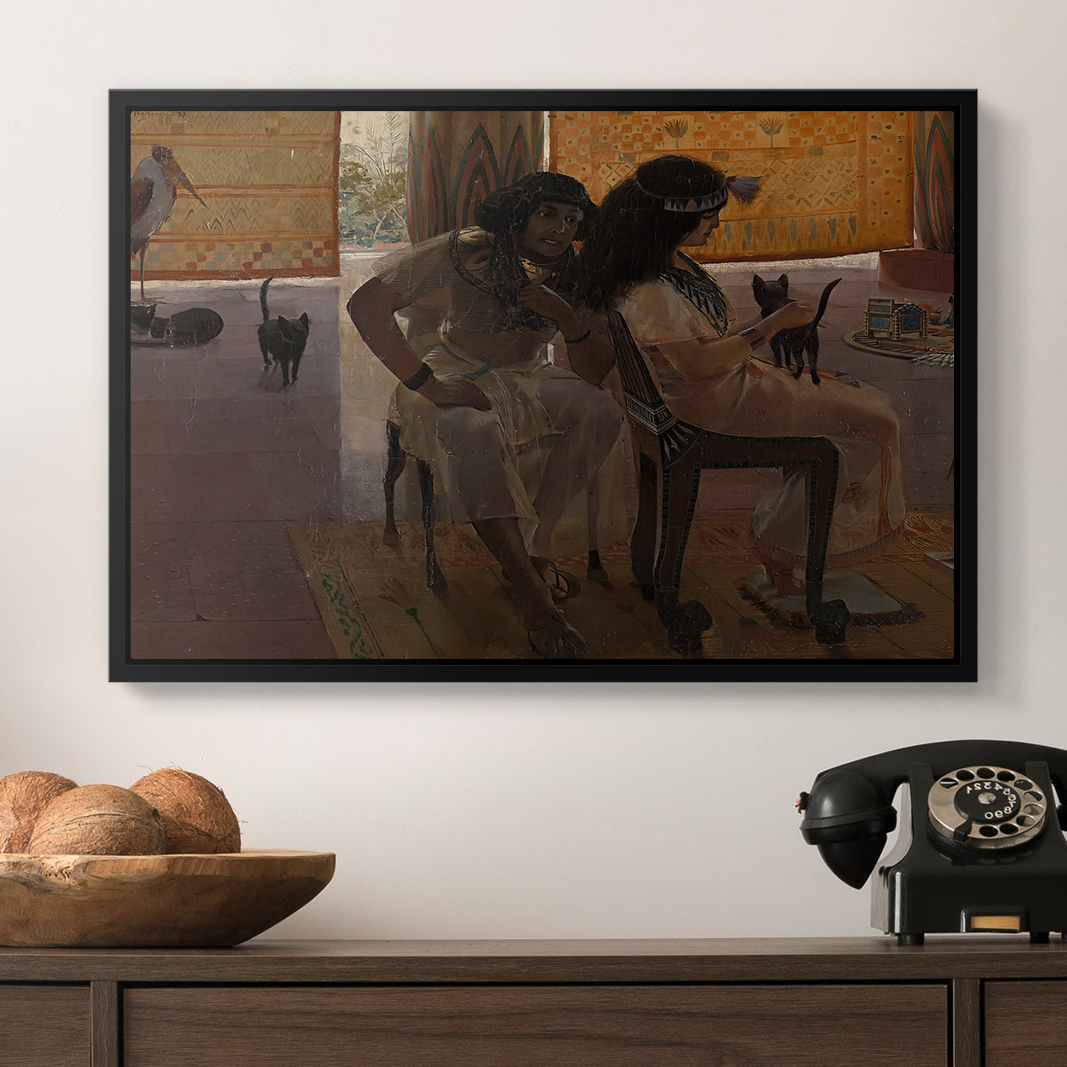 The Age of the Pharaohs, 1914 - Floater Framed Canvas Print
