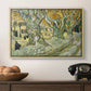 The Large Plane Trees (Road Menders at Saint-Rémy), 1889 - Floater Framed Canvas Print