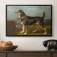 A Terrier in a Landscape, c. 1811 - Floater Framed Canvas Print