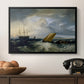 Sheerness as Seen from the Nore, 1808 - Floater Framed Canvas Print