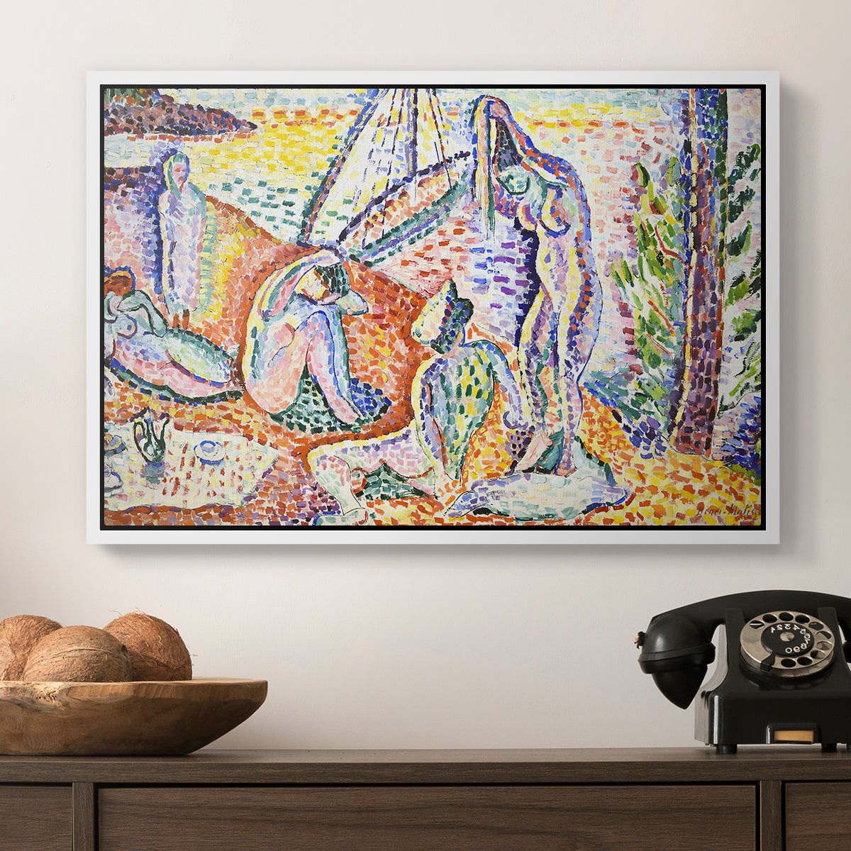 Luxe, Calme et Volupté, 1904 - Floater Framed Canvas Print