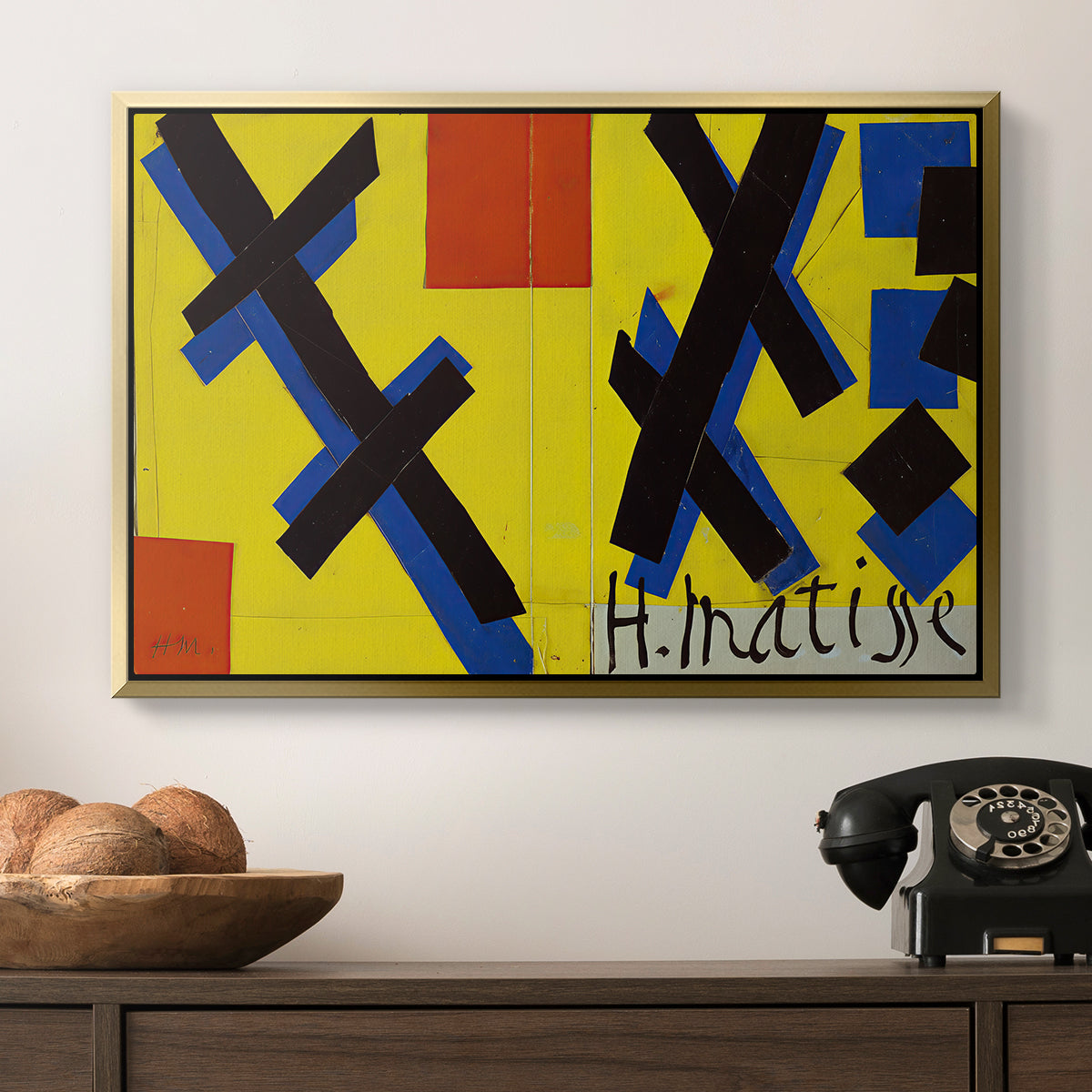 Cover Design for Matisse: His Art and His Public, 1951 - Floater Framed Canvas Print