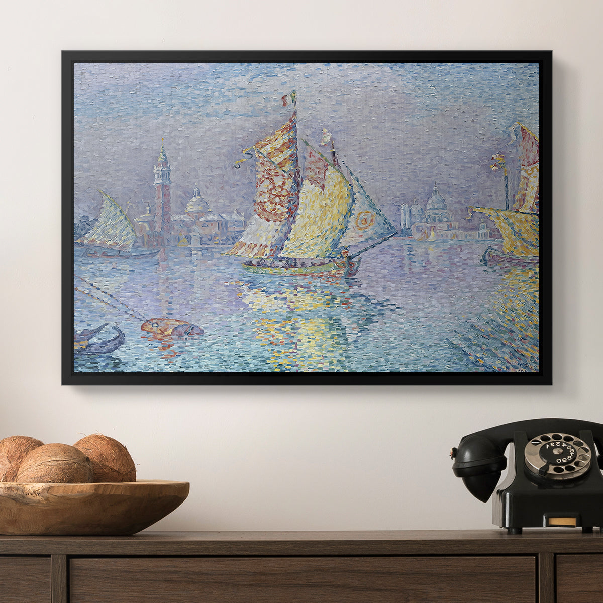 Venice, the Yellow Sail, 1904 - Floater Framed Canvas Print