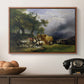 The Harvest Wagon (Der Heuwagen), c. 1850 - Floater Framed Canvas Print