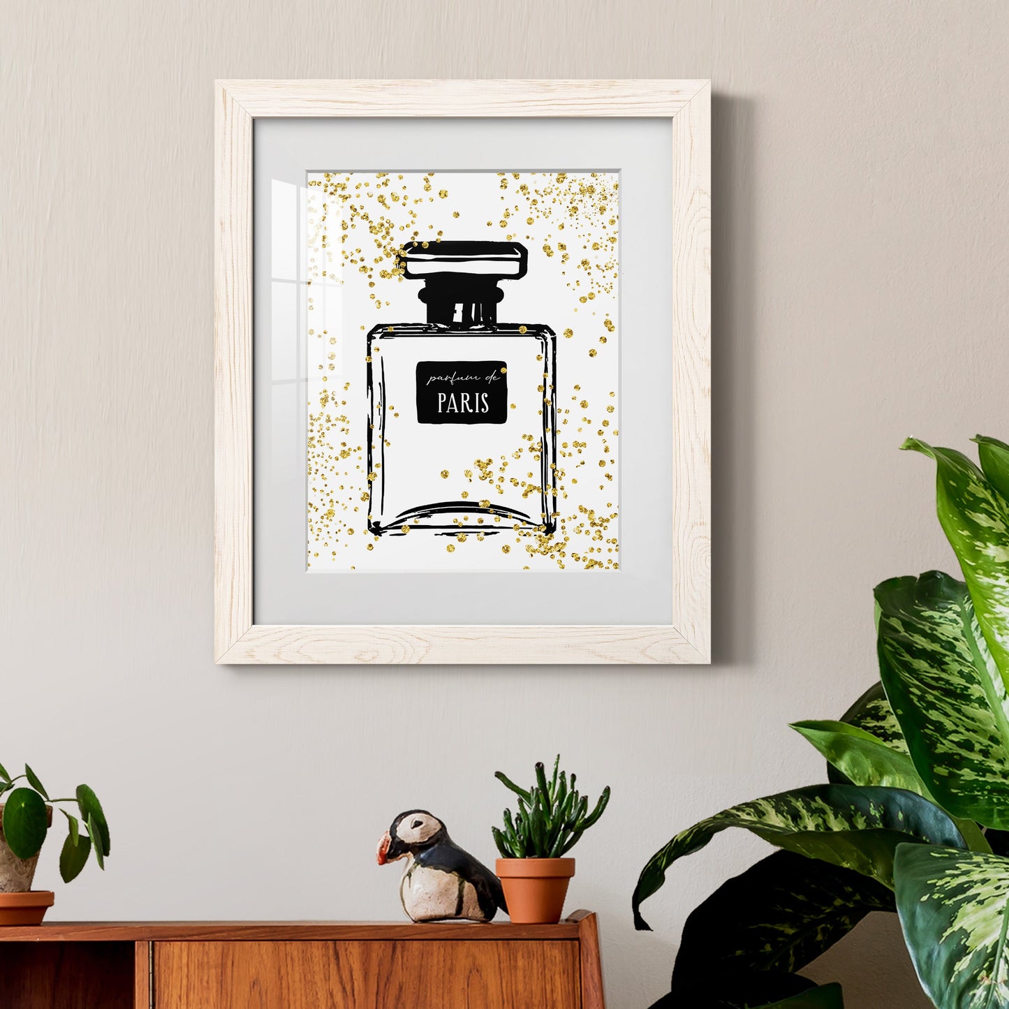 Glitter Perfume I - Premium Framed Print - Distressed Barnwood Frame - Ready to Hang