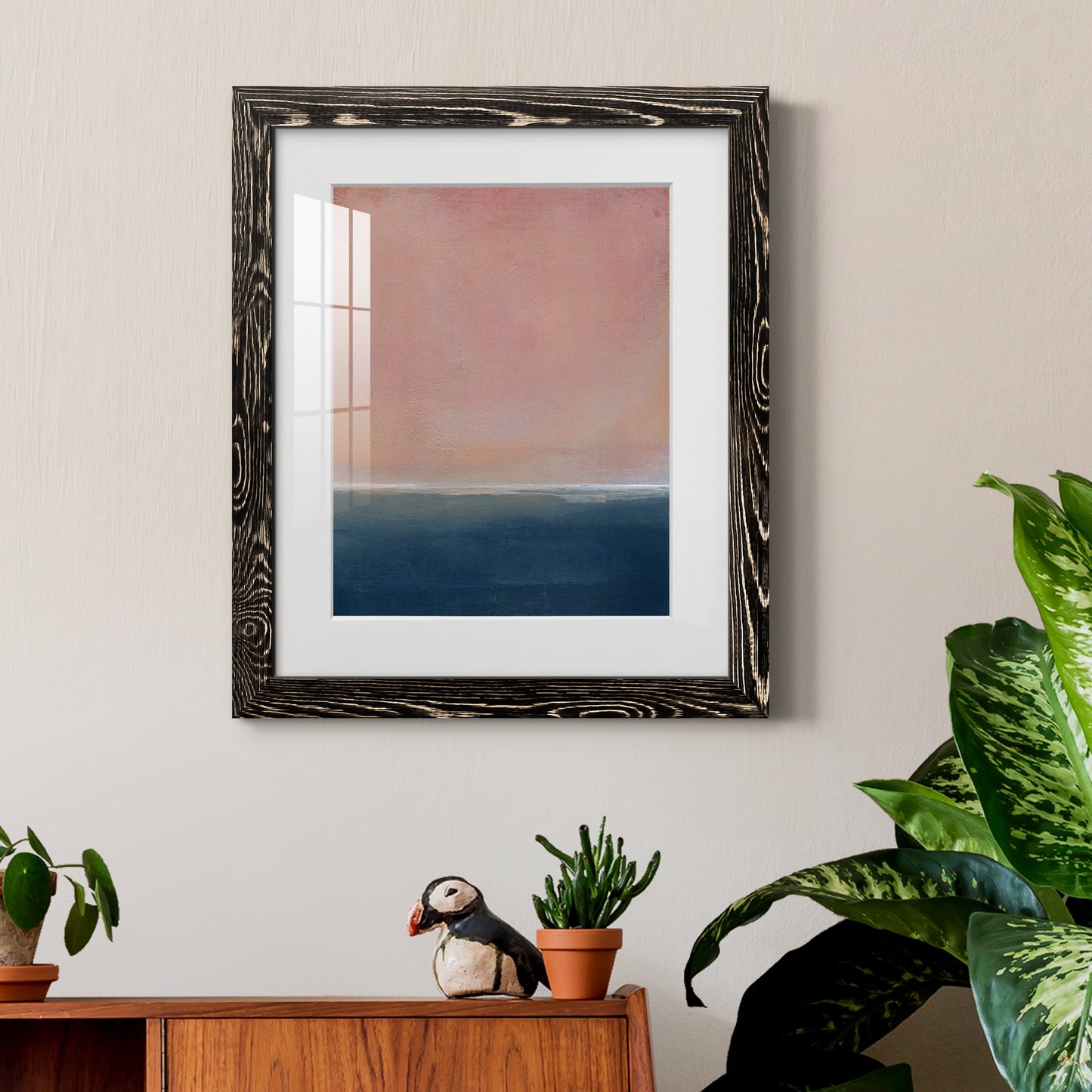 Sunset - Premium Framed Print - Distressed Barnwood Frame - Ready to Hang