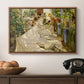 Sewing the Sail, 1896 - Floater Framed Canvas Print