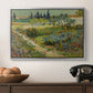 Garden at Arles, 1888 - Floater Framed Canvas Print