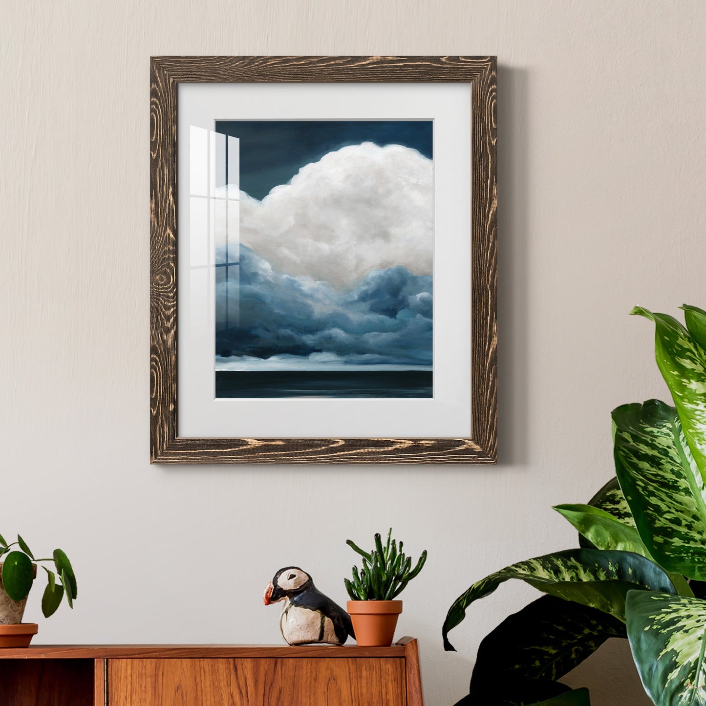 Nature's Drama II - Premium Framed Print - Distressed Barnwood Frame - Ready to Hang