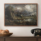 Salisbury Cathedral from the Meadows (Detail), 1831 - Floater Framed Canvas Print