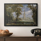 Salisbury Cathedral from the Bishop's Grounds, c. 1825 - Floater Framed Canvas Print