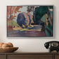 The Luxembourg Gardens, 1901 - Floater Framed Canvas Print